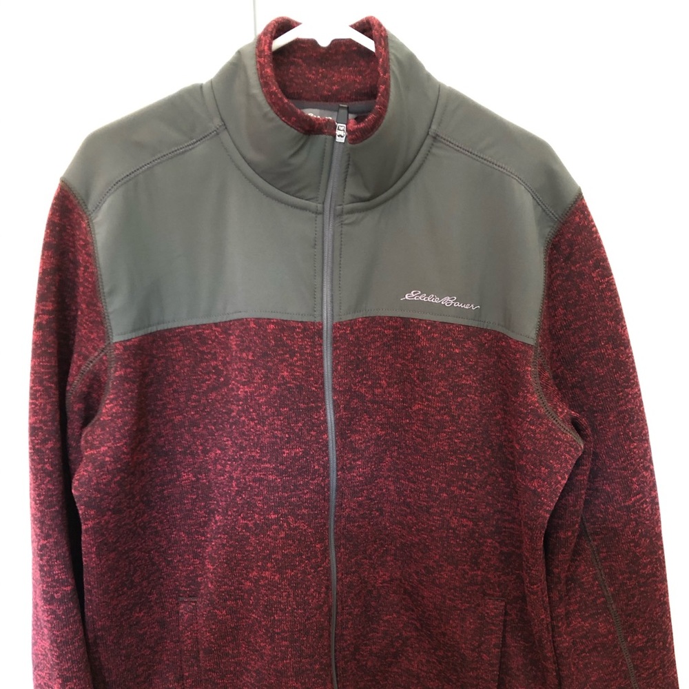 Eddie Bauer Full Zip Fleece Sweatshirt